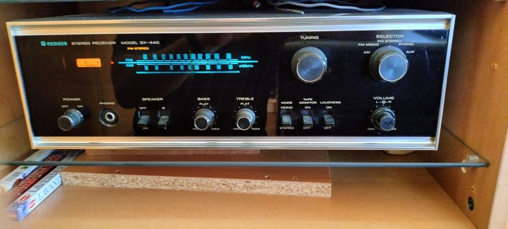 Stereo Receiver Pioneer SX 440 + Colunas  Pioneer CS-5