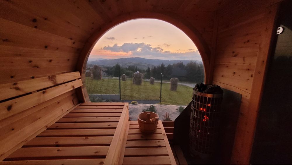 Dom domek w górach, domek z jacuzzi, willa strefa SPA (balia, sauna) Beskidy Góry wakacje noclegi