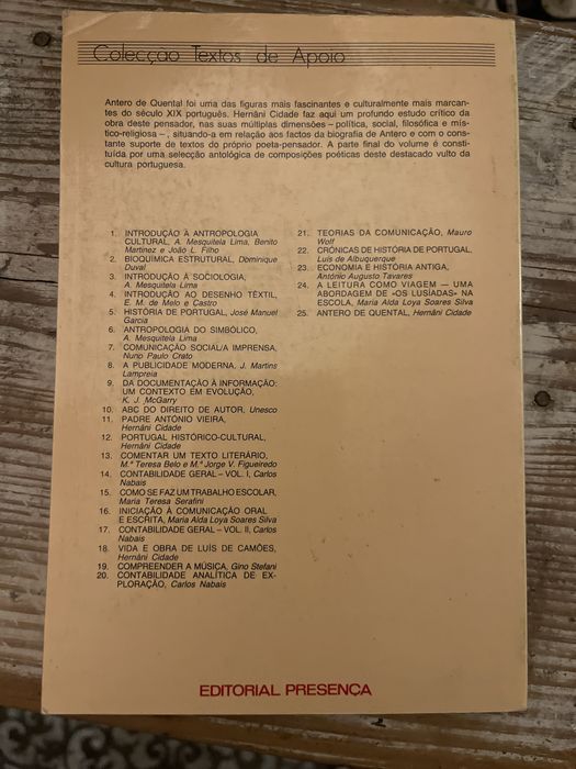 Antero de Quental de Hernâni Cidade