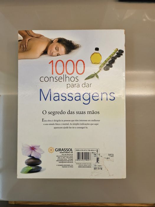 Livro 1000 conselhos para dar massagens