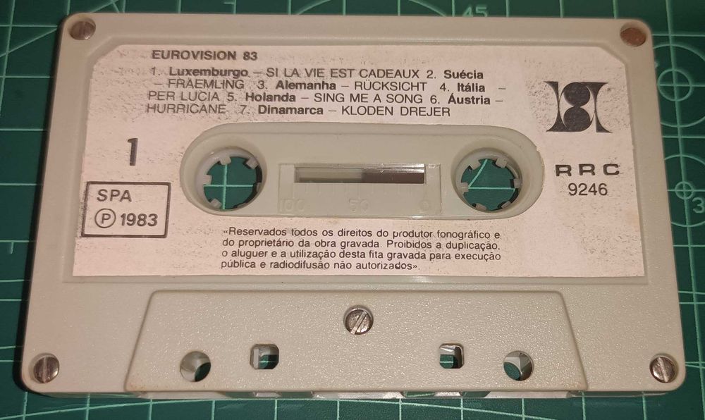 Cassette Eurovision 1983 - Luxemburgo
