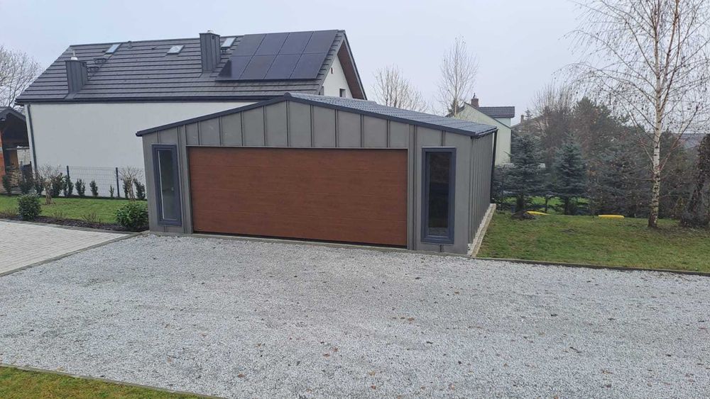 Garaż blaszany 6x6