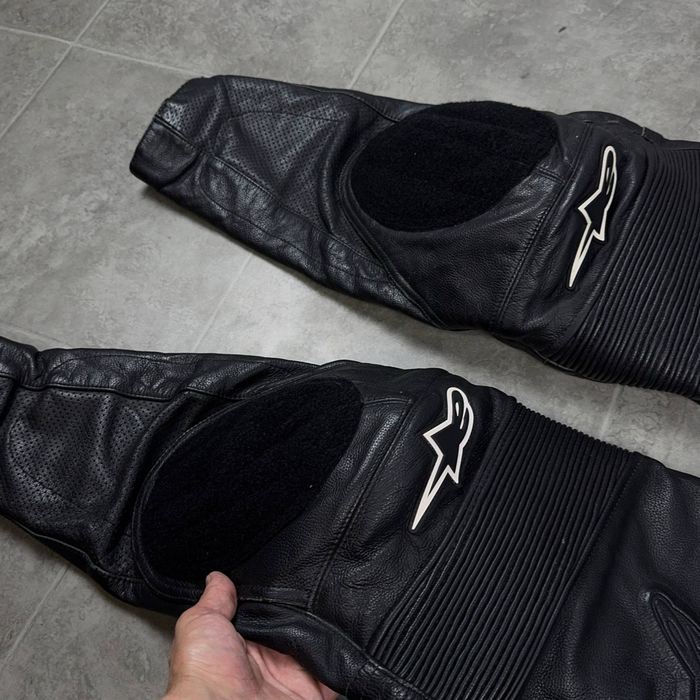 Мотоштани Alpinestars Leather Мотоштаны штани мото брюки штаны кожа шкіра джинсы спортбайк кожанки мотоцикл экипировка защита ног harley devidson
