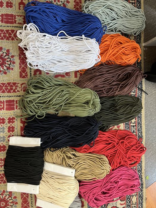 Шнур бавовняний, хлопковый , 5 мм діаметр, веревка