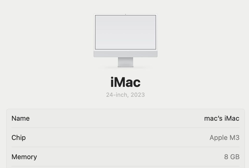 iMac 24’ 2024 M3 8/8 Core 8GB 256GB Silver Box
