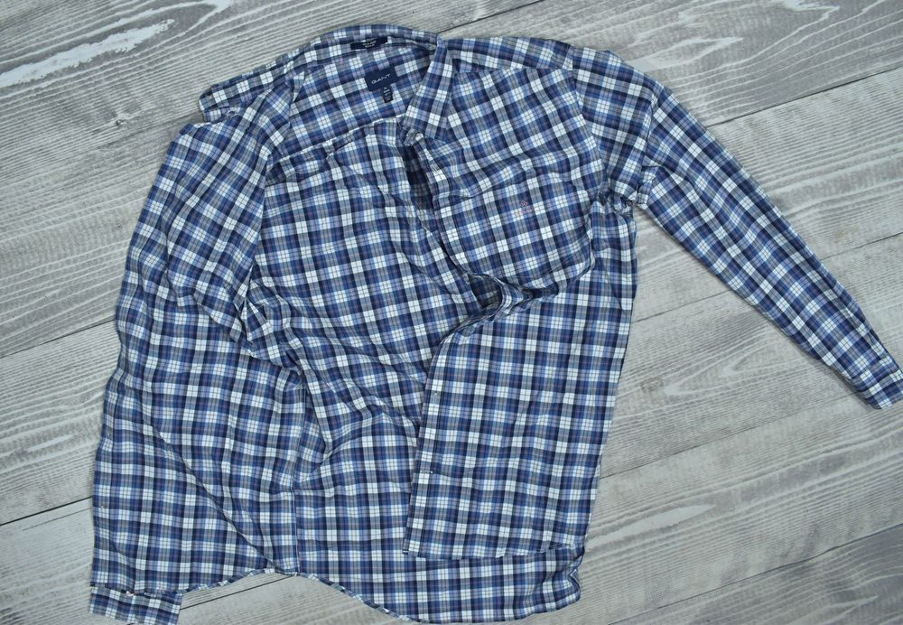 Gant Tech Prep Regular Koszula Męska W Kratkę Xl 43/44