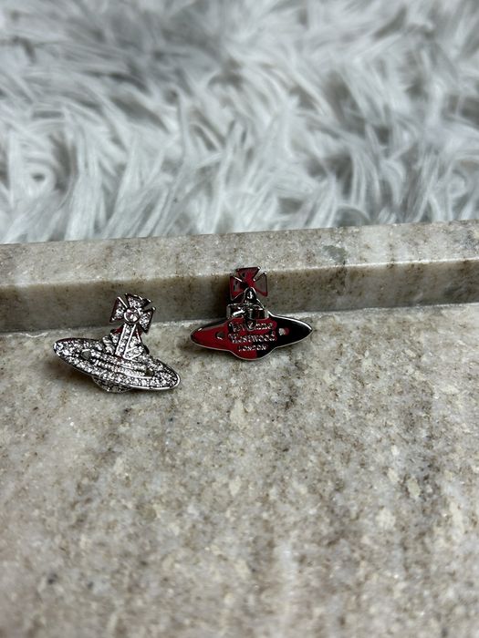 Vivienne Westwood Saturn Earrings сережки серьги гвоздики сережки
