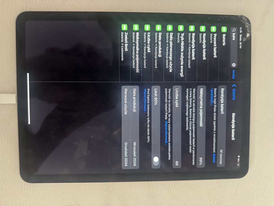 [USZKODZONY] Ipad Air 11 M2 wifi-cellular