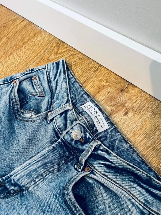 Primark denim co 34 xs spodnie jeansy wysoki stan