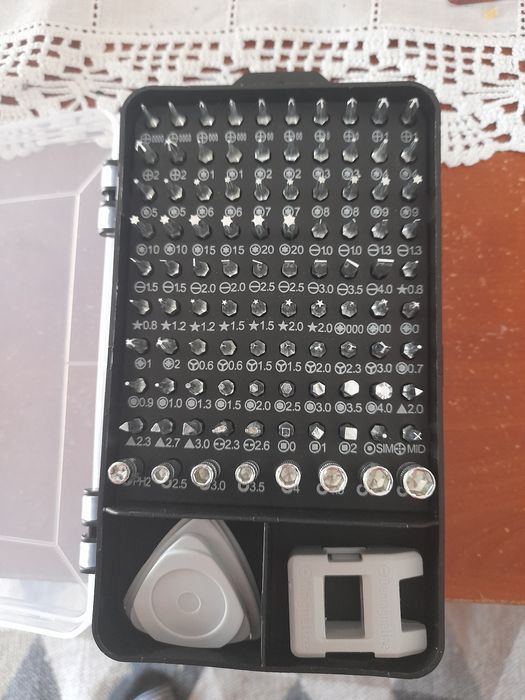 Caixa de ferramentas reparacao telemóvel