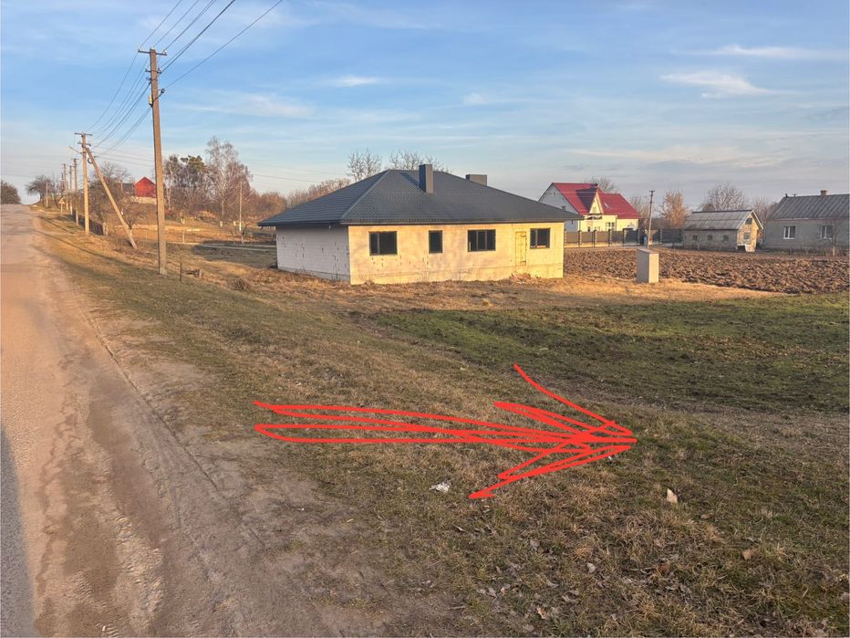 земельна ділянка 0722880300:01:001:2974 0,12га (для будівництва)с.Баїв