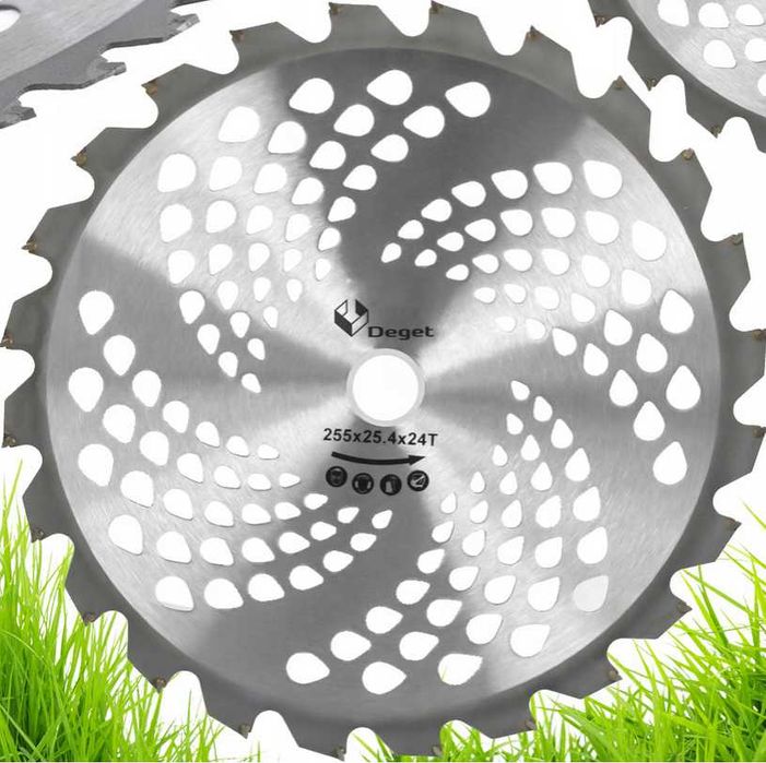 Tarcza tnąca spalinowa  podkaszarki wykaszarki  nóż tnący OSTRZE 255MM