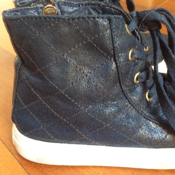 Botas ténis zippy# azul escuro