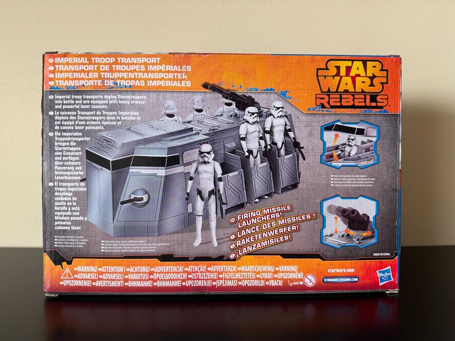 Veículo Imperial Troop Transport Star Wars Rebels Hasbro Novo e Selado