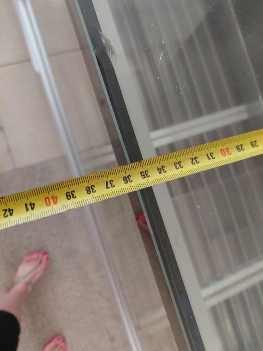 Balcão em inox com vitrine seca Indutel