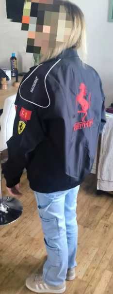 Fato de corrida F1, traje de corrida totalmente bordado