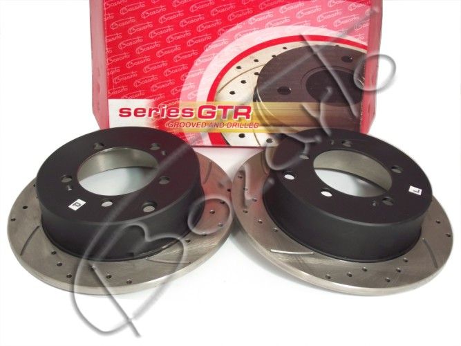 TARCZE hamulcowe wiercone Mitsubishi Eclipse II Lancer Outlander TYŁ