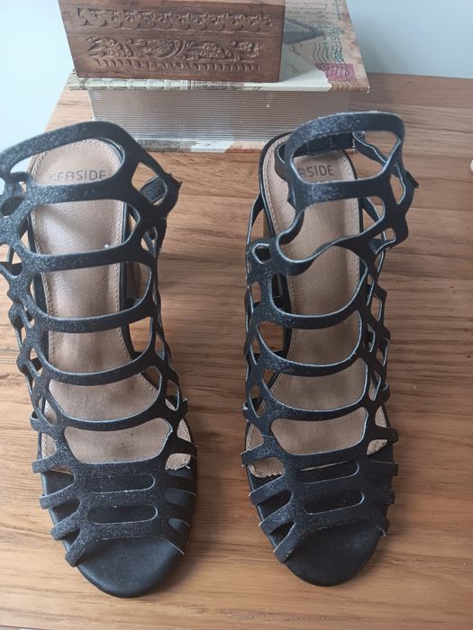 Sandalias seaside 38 pretas