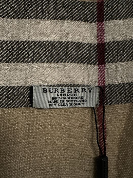 шарф Burberry 100% кашемір