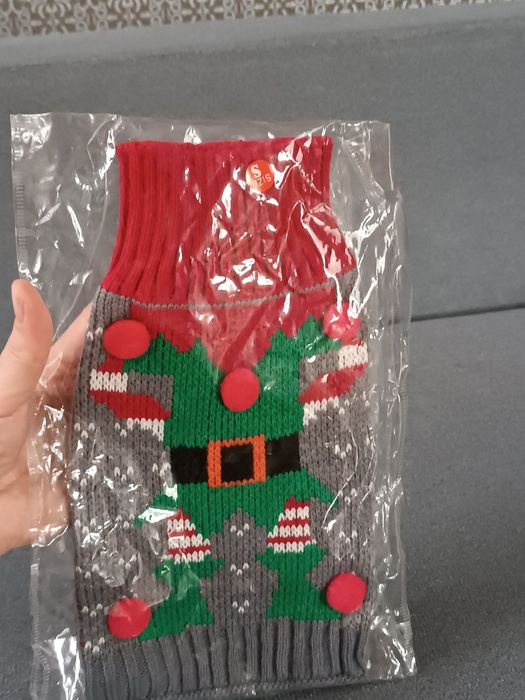 Новорічний светр для песика