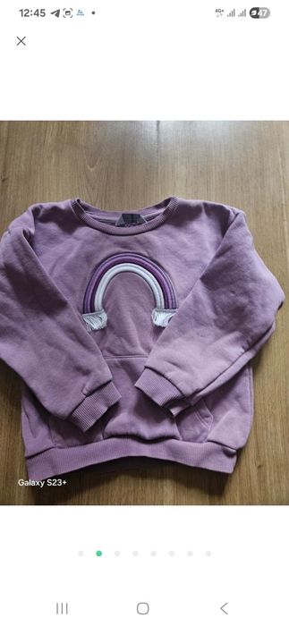 Теплый мягкий свитер  на флисена 5,6 лет