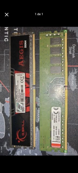 Memórias RAM ddr4 8gb