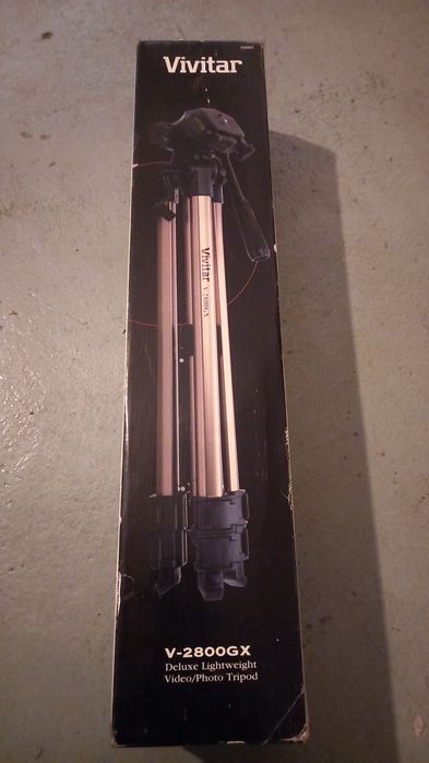 Tripé vivitar para maquina fotografica ou de filmar