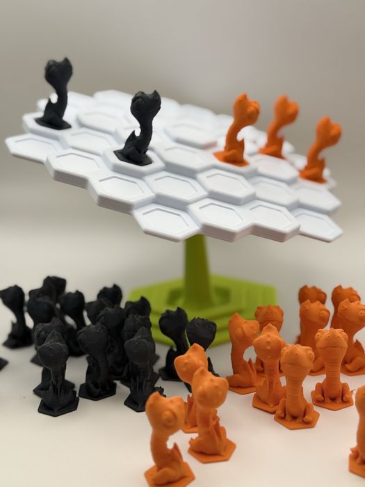 Гра на баланс балансир котики зайчики динозаврики