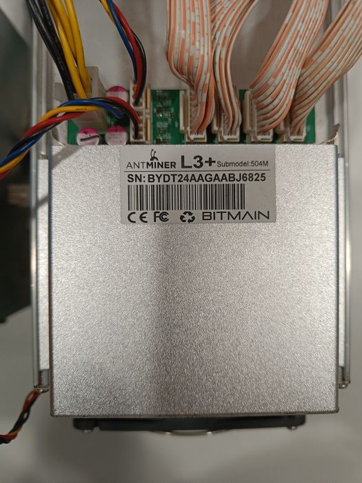 Antminer L3+ zasilacz Bitmain koparka mało używana Litecoin Dogecoin