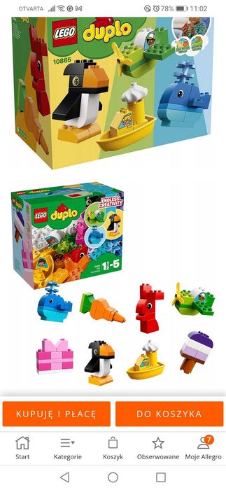 LEGO DUPLO 10865 Wyjątkowe Budowle