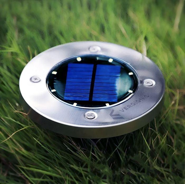 Lampa solarna ogrodowa led wbijana domowa