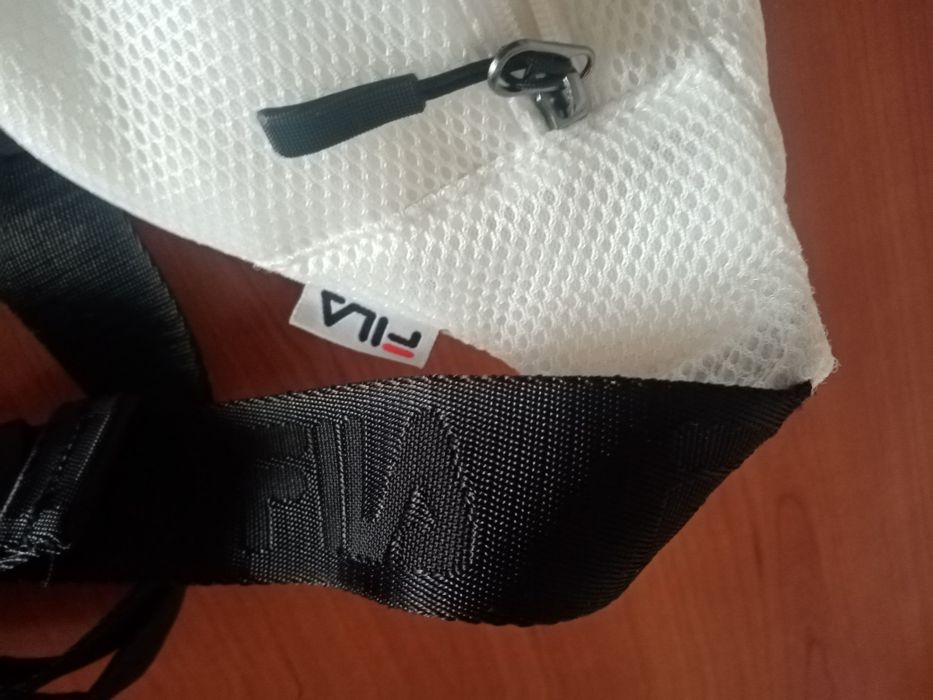 Bolsa branca cintura Fila (original)