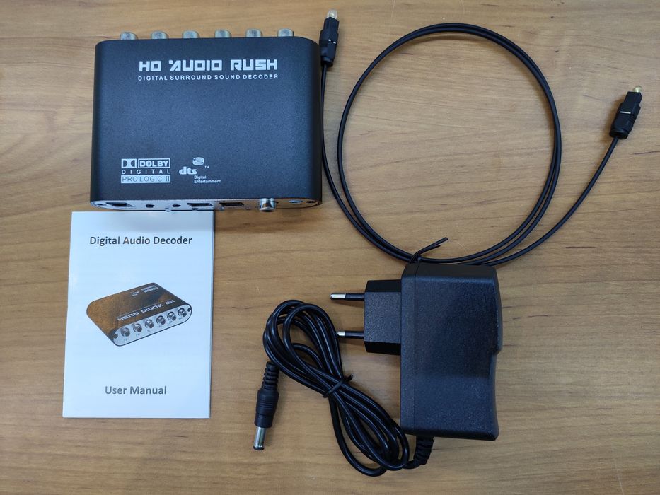 Конвертер с оптики Spdif на акустику 5.1