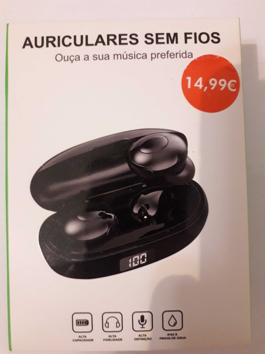 Auriculares phones bluetooth 5€