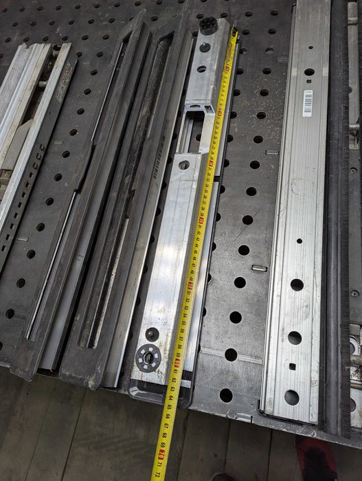 Салазки алюмінієві для кріплення автосидінь Renault espace 4