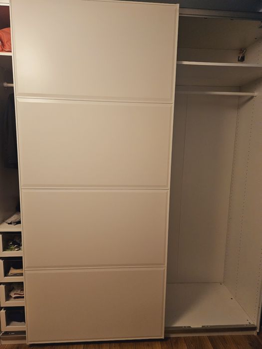 Drzwi Ikea Pax przesuwne białe x2