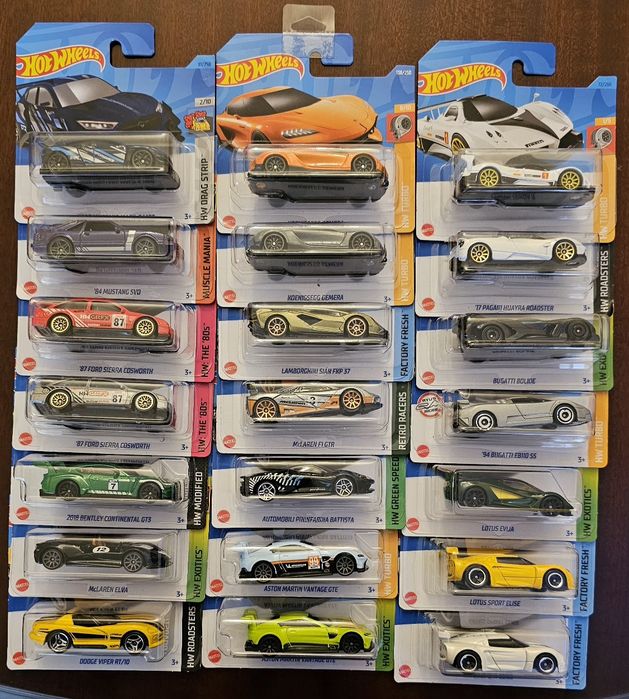 Hot wheels selados 2022/21 1/64
