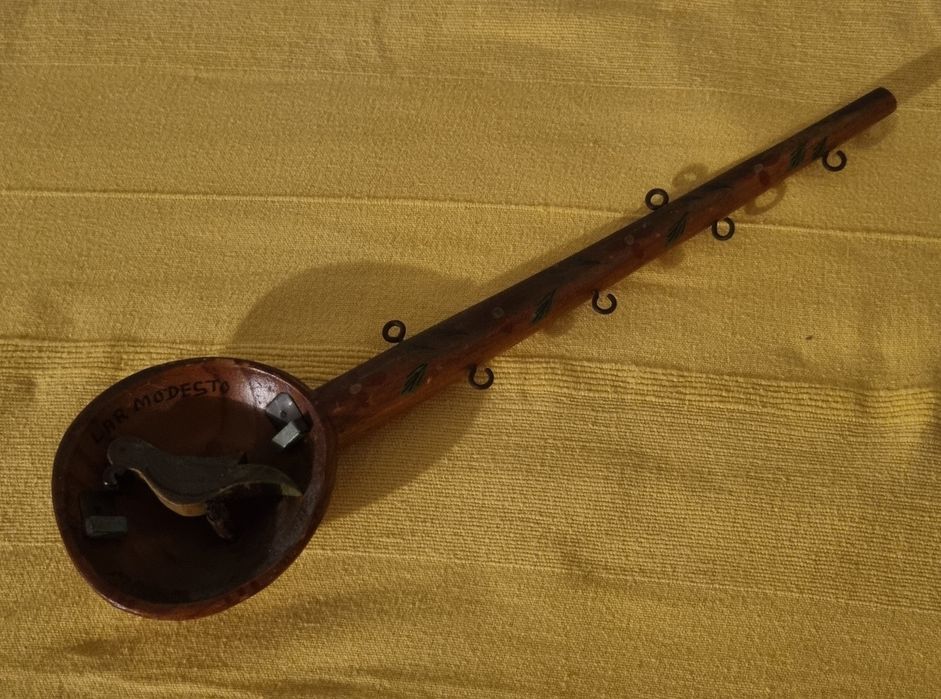 Colher Cabide Antigo de madeira