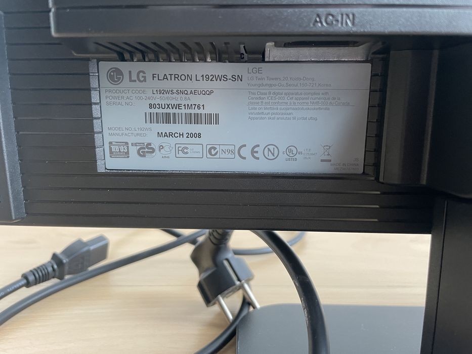 Monitor LG 19 polegadas