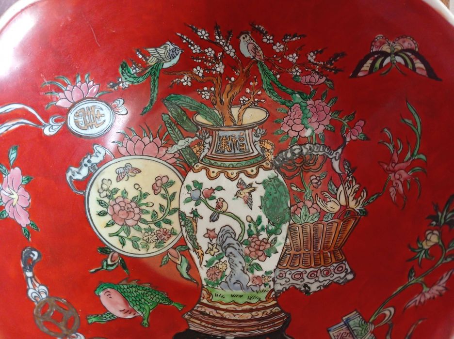 Duza chinska zabytkowa porcelanowa misa