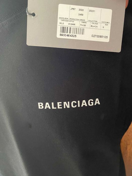 T Shirt Balenciaga Logo black
