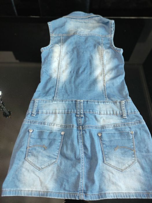 Vestido/ macacão de ganga