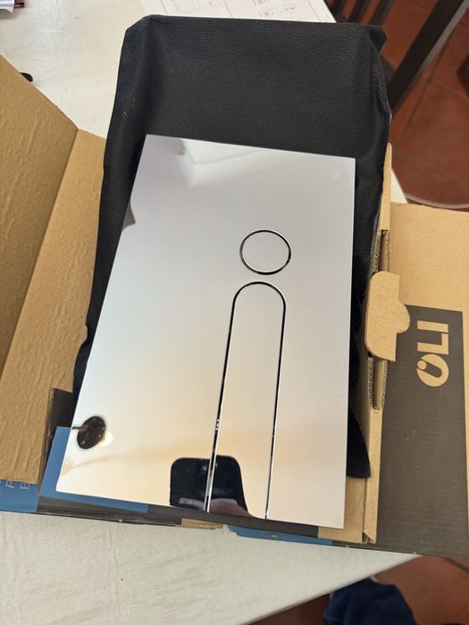 Placa de comando sanita oli 80 slim cromado novos