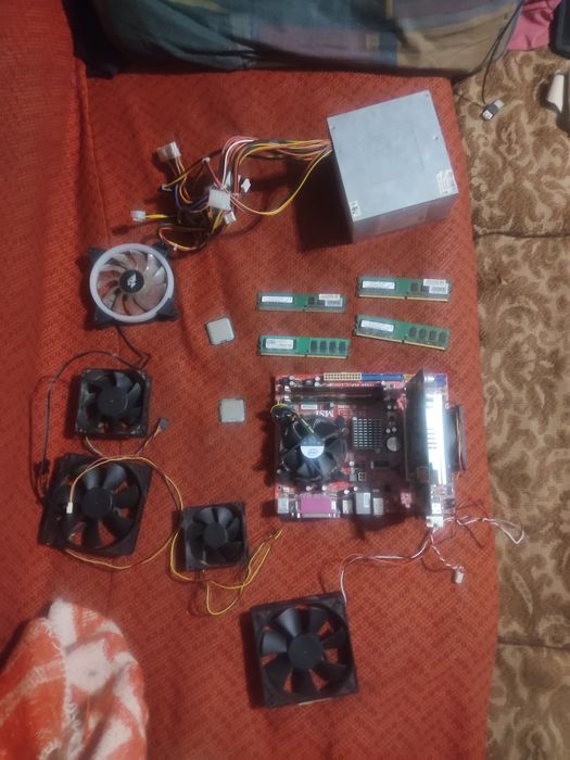 Продам компьютерные комплектующие б/у рабочие