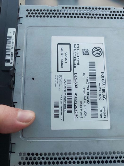 Продам магнитофон vw 1K0035180AC VAG