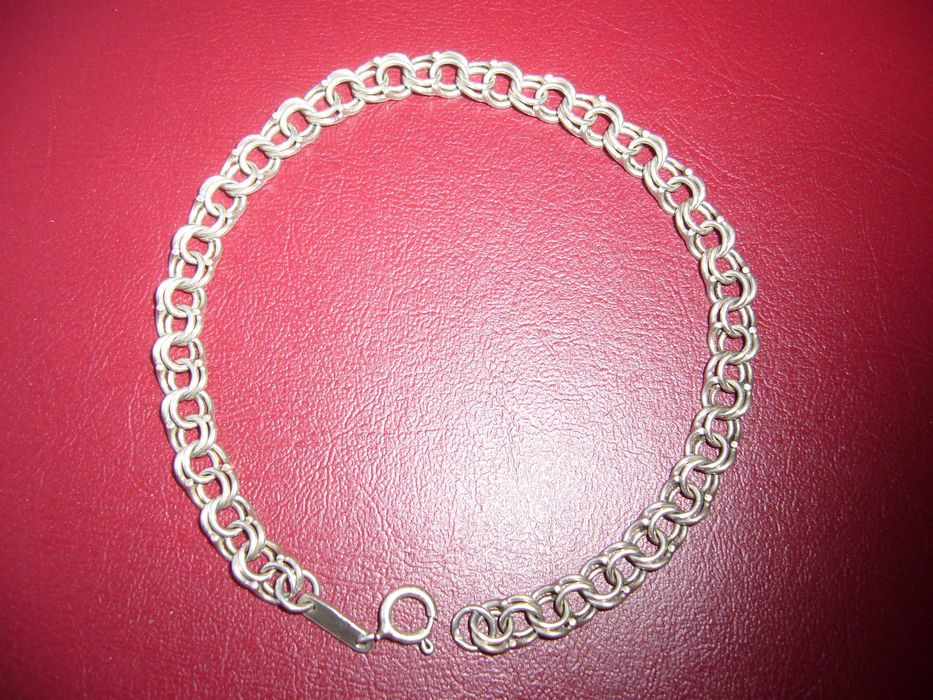 Srebrna bransoletka pr 925, dł. 19 cm