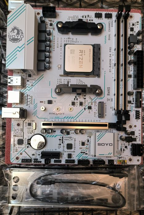 Набір для ПК AM4 Ryzen 5 5500 / SOYO B450m / 32gb 3200mhz