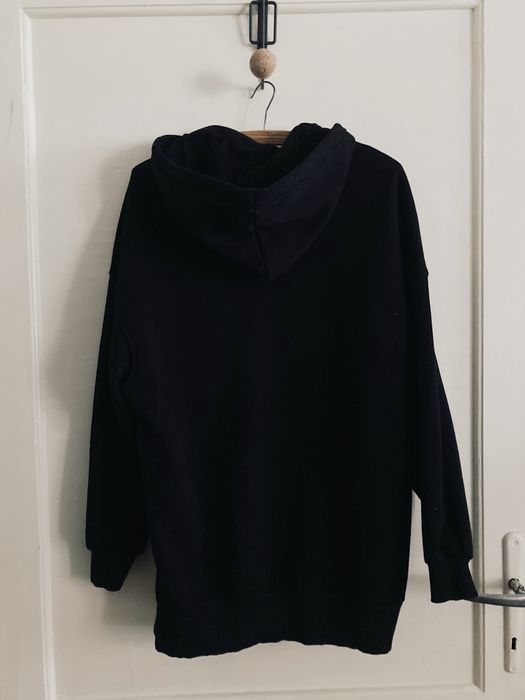 Bluza czarna z kapturem bershka Aspen Colorado school bawełna