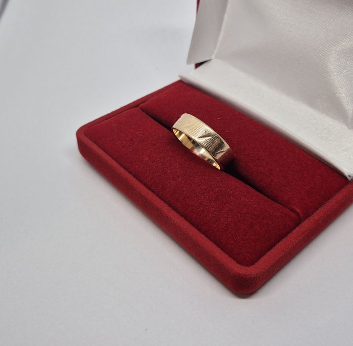 Obrączka złota 4,19 g, złoto 14 KT, Komis Jasło Czackiego