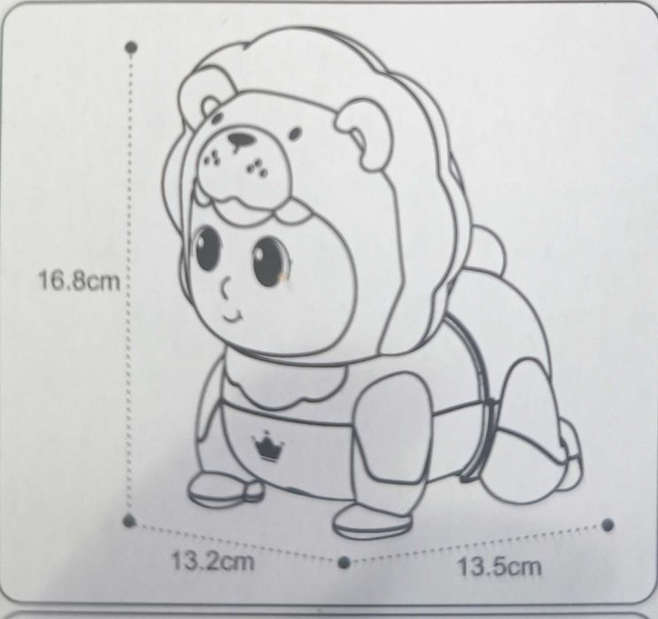 Zabawka raczkujący bobas